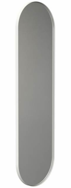 Frost Spiegel UNU 140 x 40 cm white rund